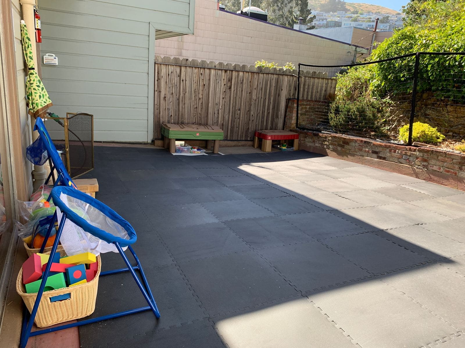Children engaged in outdoor play at the Wisely SF facility